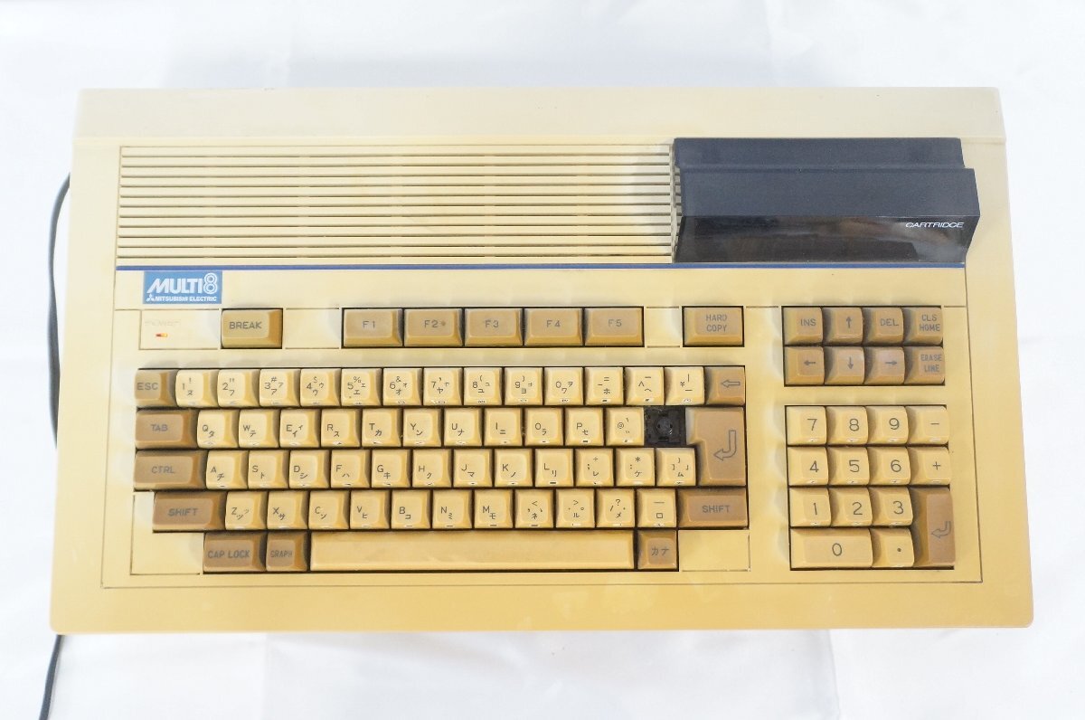 全体的に状態が悪い】三菱 MSX2 ML-G30 model 1 本体 + キーボード