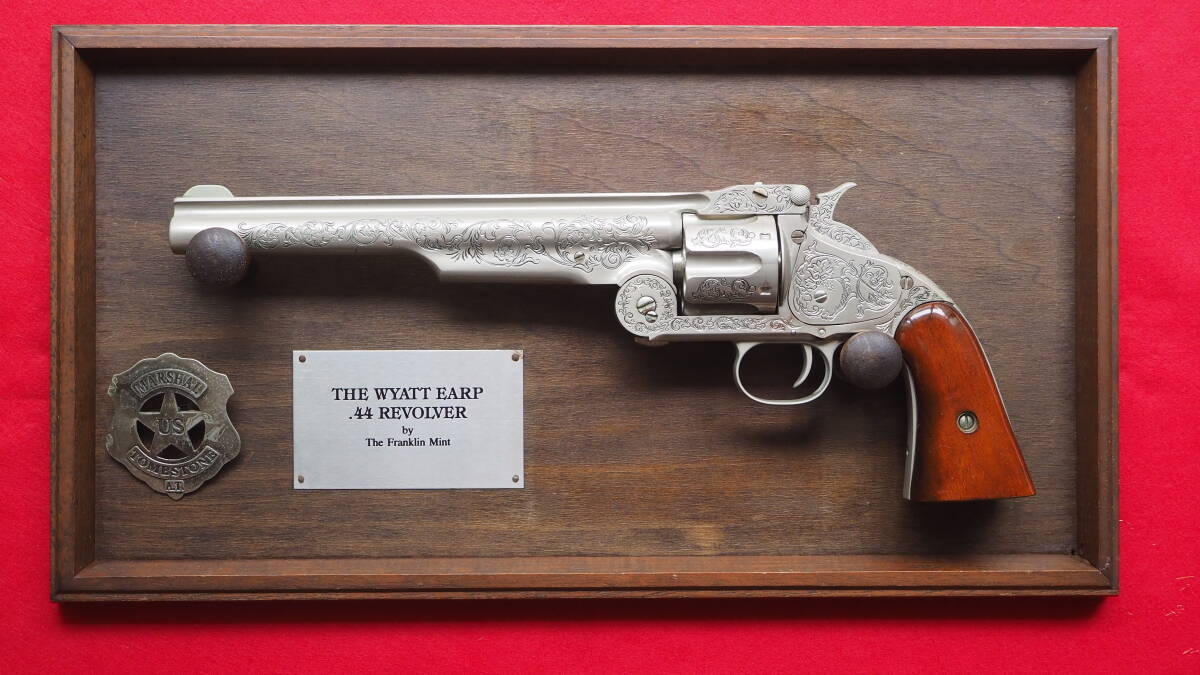 フランクリンミント S&W 44 ワイアットアープ モデルガン 額付 モデル3