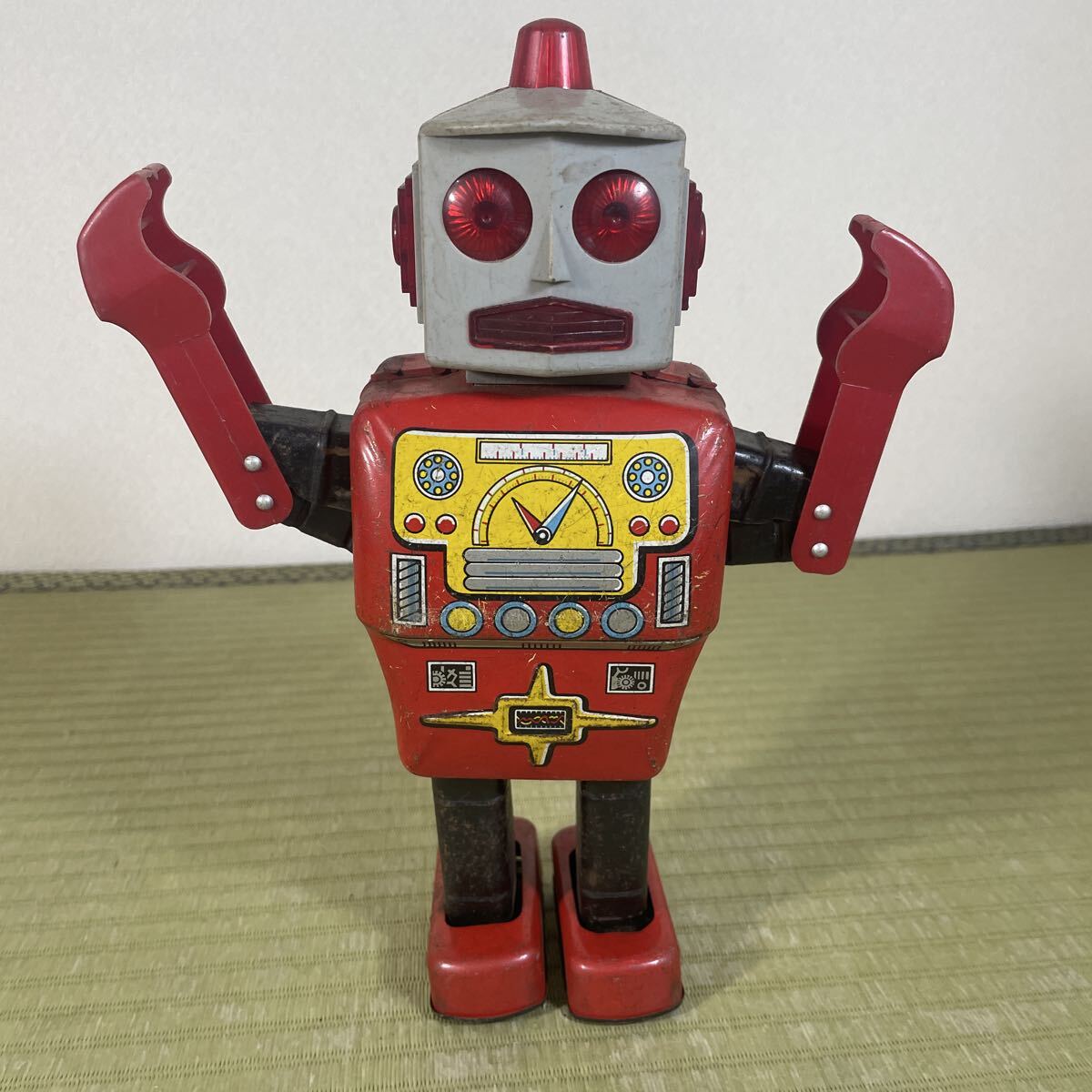 プラネットロボット 吉屋製 ブリキ玩具 1970年後当時もの ゼンマイ