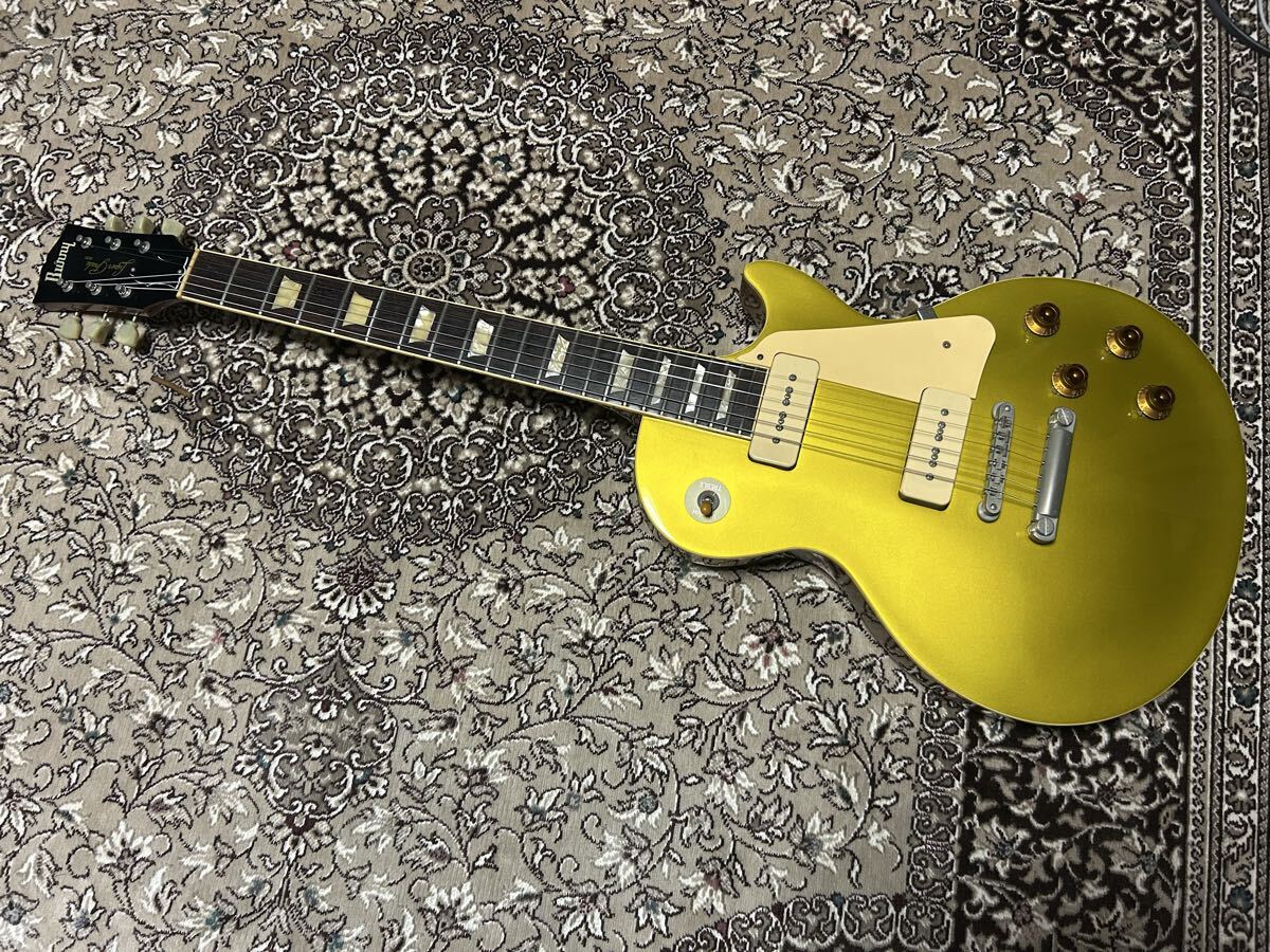 中古】BURNY RLG P90 Les Paul 1956 Gold Top バーニー レスポール