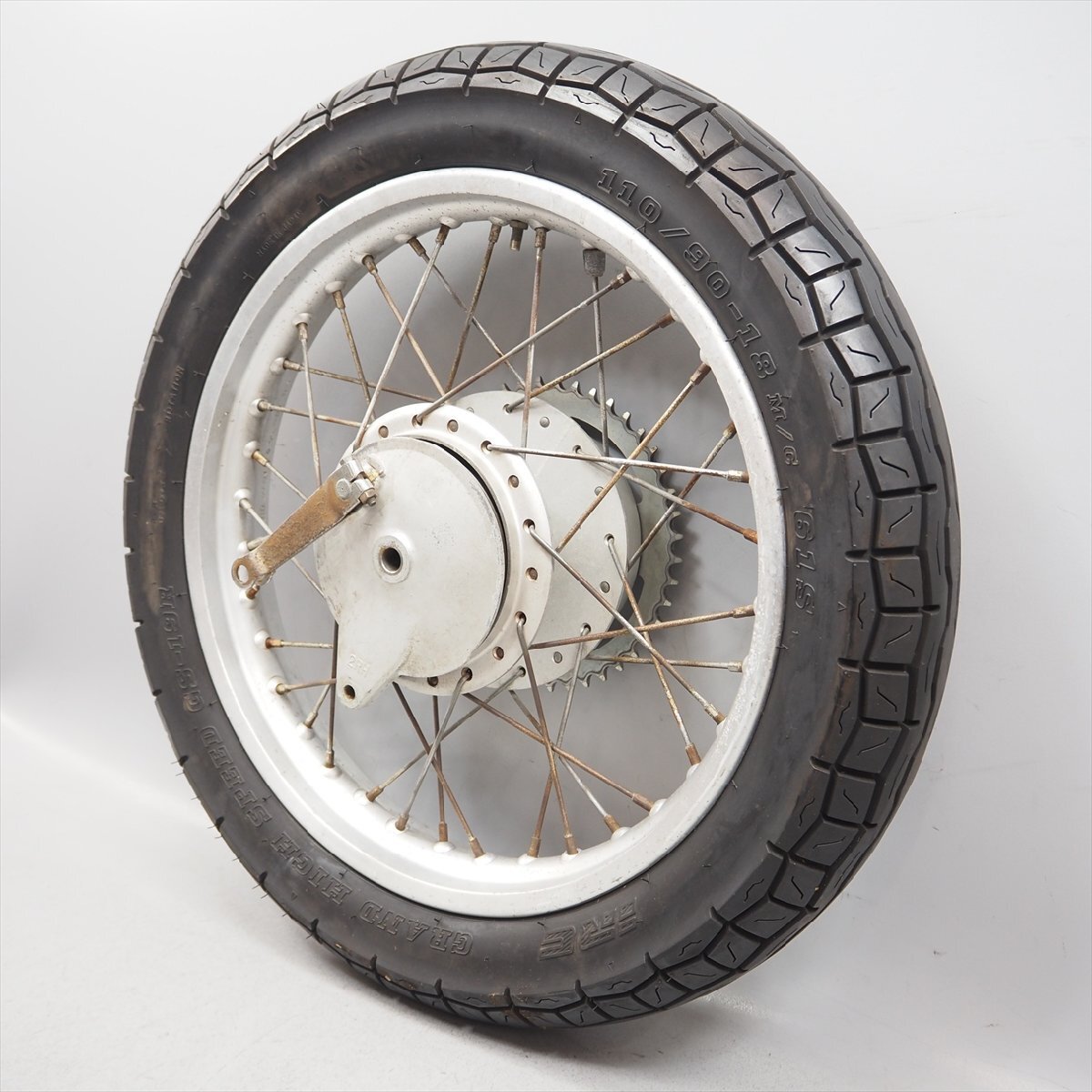 レア品 マグナ50 JAZZ 14インチ リアホイール 140/70R14 スプロケット