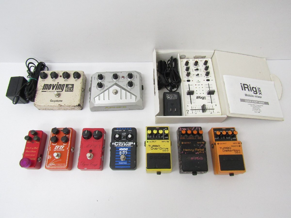 ギターエフェクター 3点セット　maxon boss guyatone 在庫品】交換用ゴム Guyatone グヤトーン エフェクター マイクロ