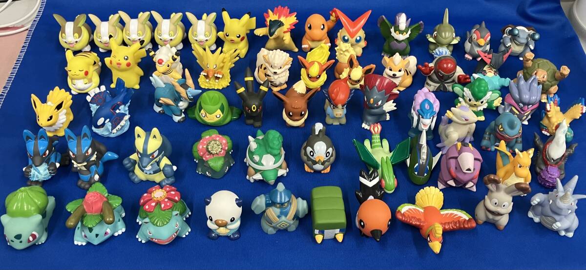 A1431-1 ポケモンキッズ クリア セット 46個 ゲンガーなど 指人形
