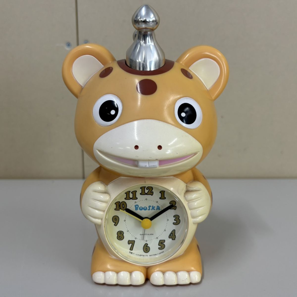 展示美品】①非売品□朝日新聞 円谷プロ快獣ブースカ 目覚まし時計の