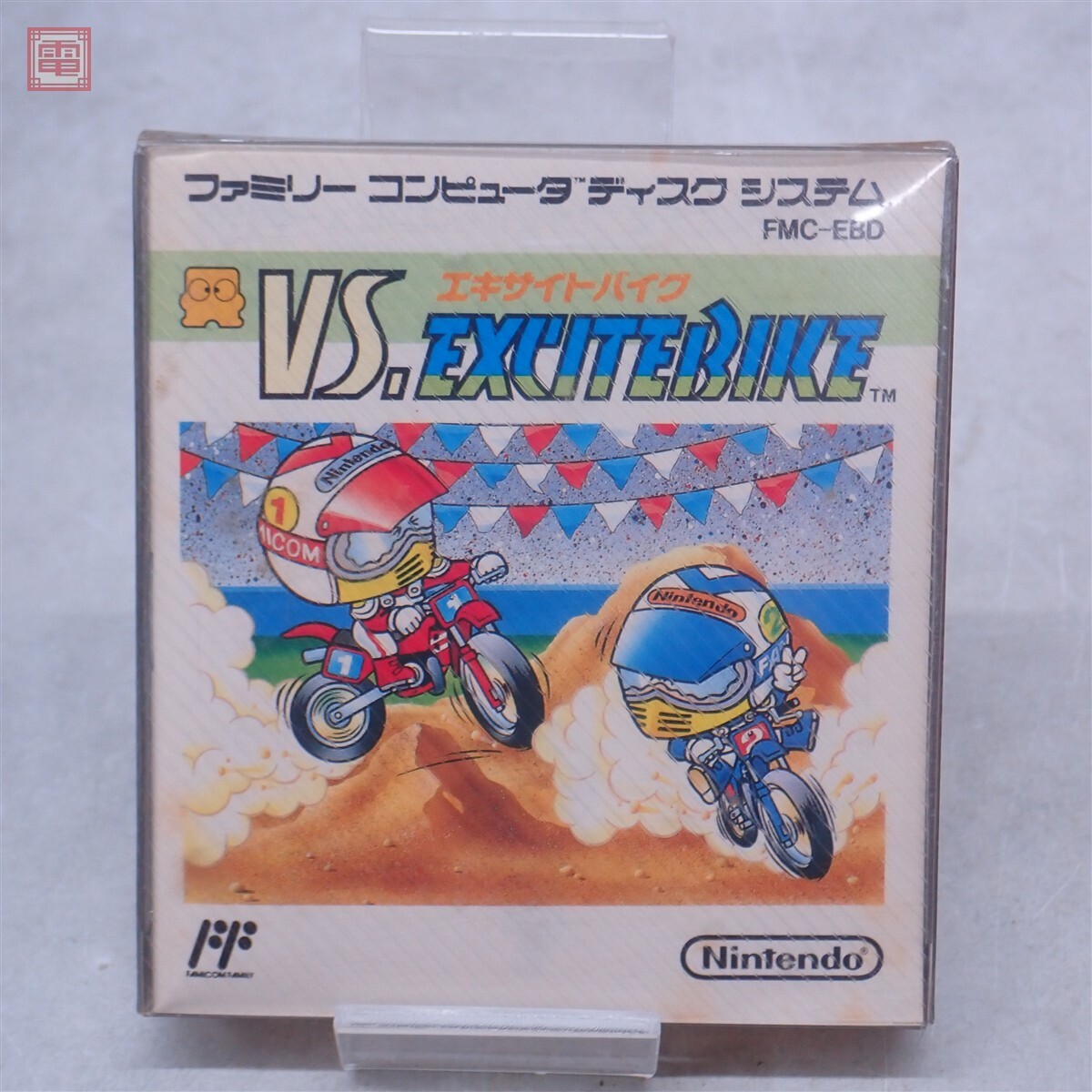 中古】VS エキサイトバイク ファミコン ディスクシステム チラシ 販促