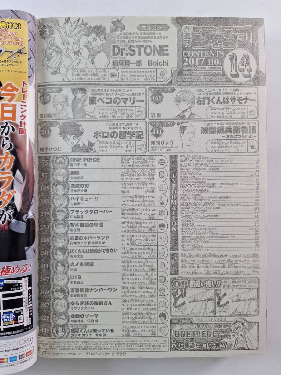 ハイキュー!!・ニセコイ連載前読切掲載号 少年ジャンプネクスト