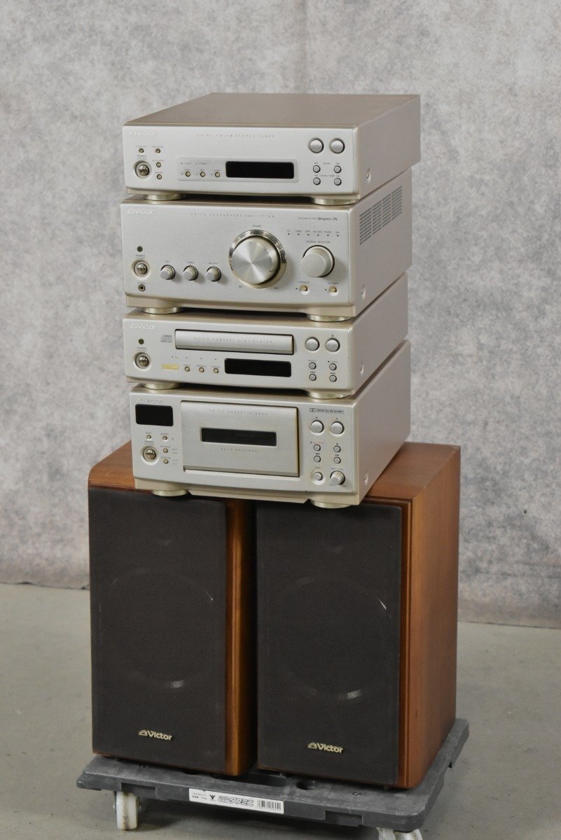 S3960) コンポ ビクター CD MD カセット victor MX-MD700 システム