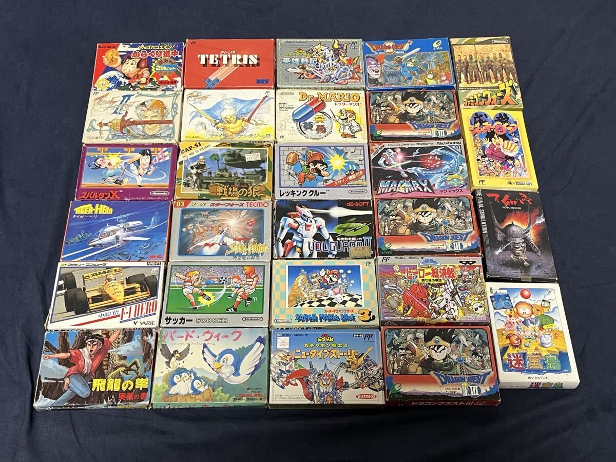 1円スタート】ファミコンソフト 65本まとめて カセット ドラゴンボール