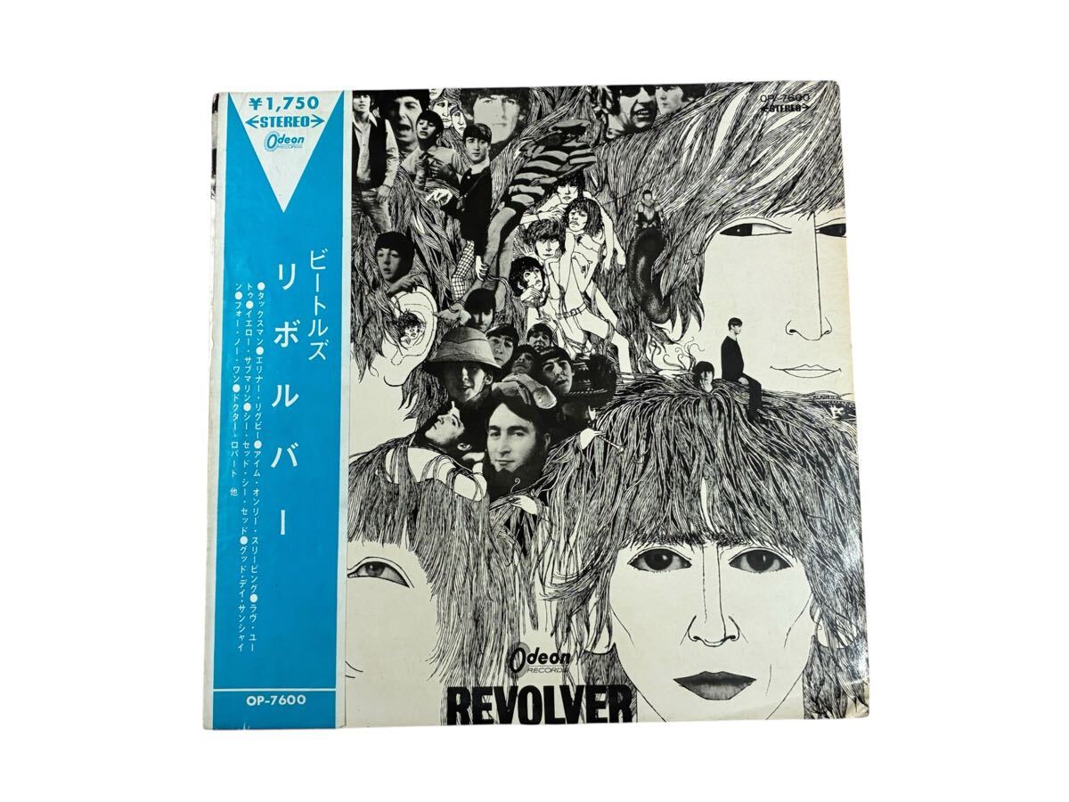 中古】ビートルズ【赤盤】LP「リボルバー」オデオン 矢印 帯付き OP