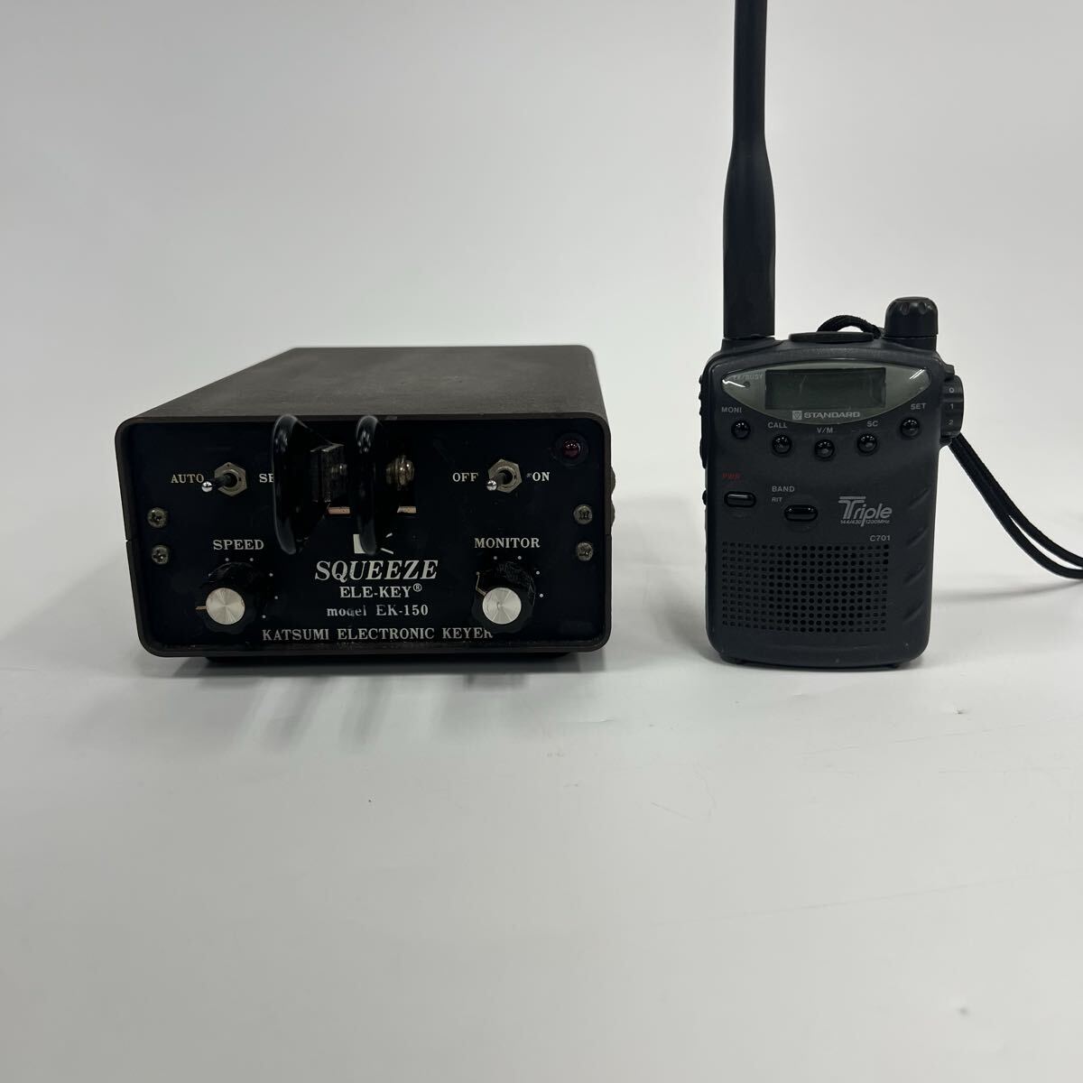☆KATSUMI カツミ電鍵 SQUEEZE ELE-KEY model EK-129とKM-22 エレキー