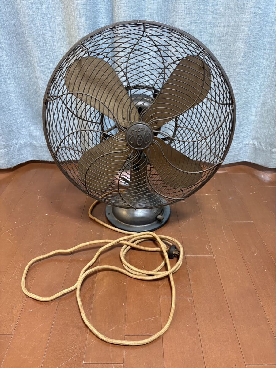 昭和レトロ 芝浦製作所 SHIBAIRA ELECTRIC 扇風機 L4899 東京芝浦電気 TOKYO SHIBAURA ELECTRIC TOSHIBA 東芝 A.C.