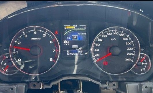 レガシィ(BL5.BP5)前期 チューンドバイSTI 260キロスピードメーター