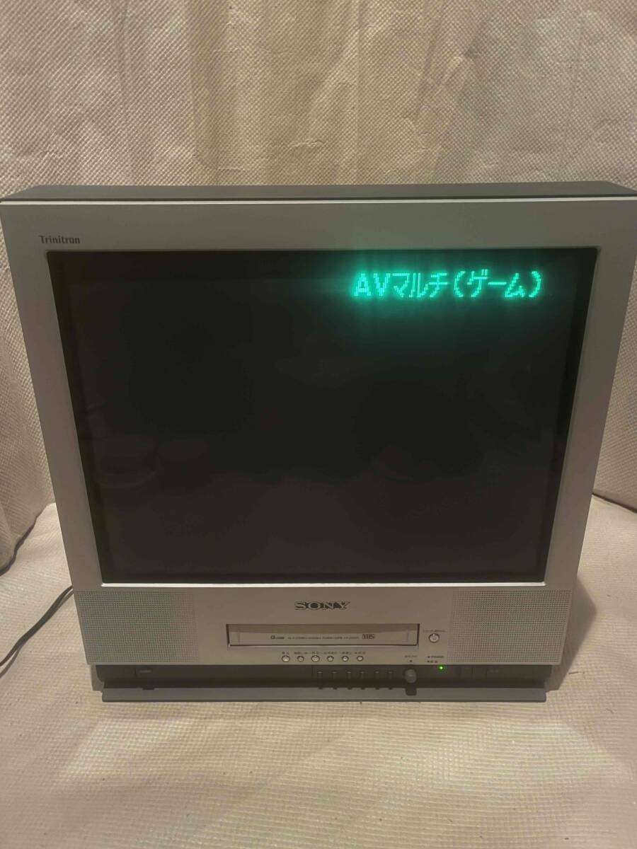 ソニー SONY 中古14型ブラウン管テレビ KV-14MF1 フラット 2002年製