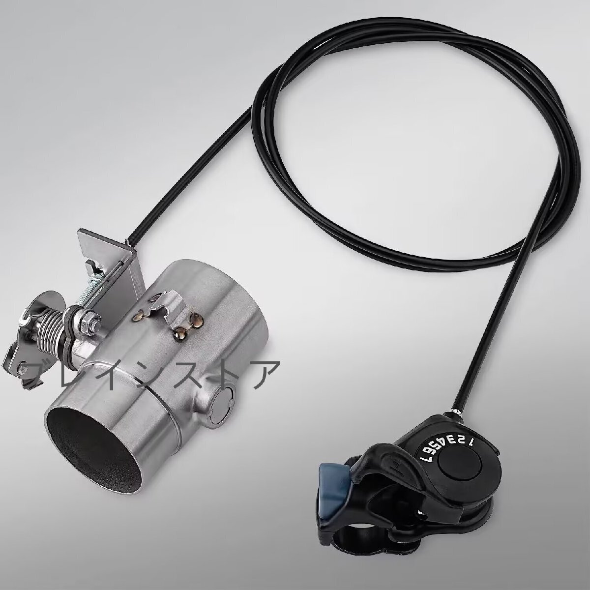 新品】汎用 マフラー 可変バルブ 57mmパイプ用 フランジタイプ 微調整