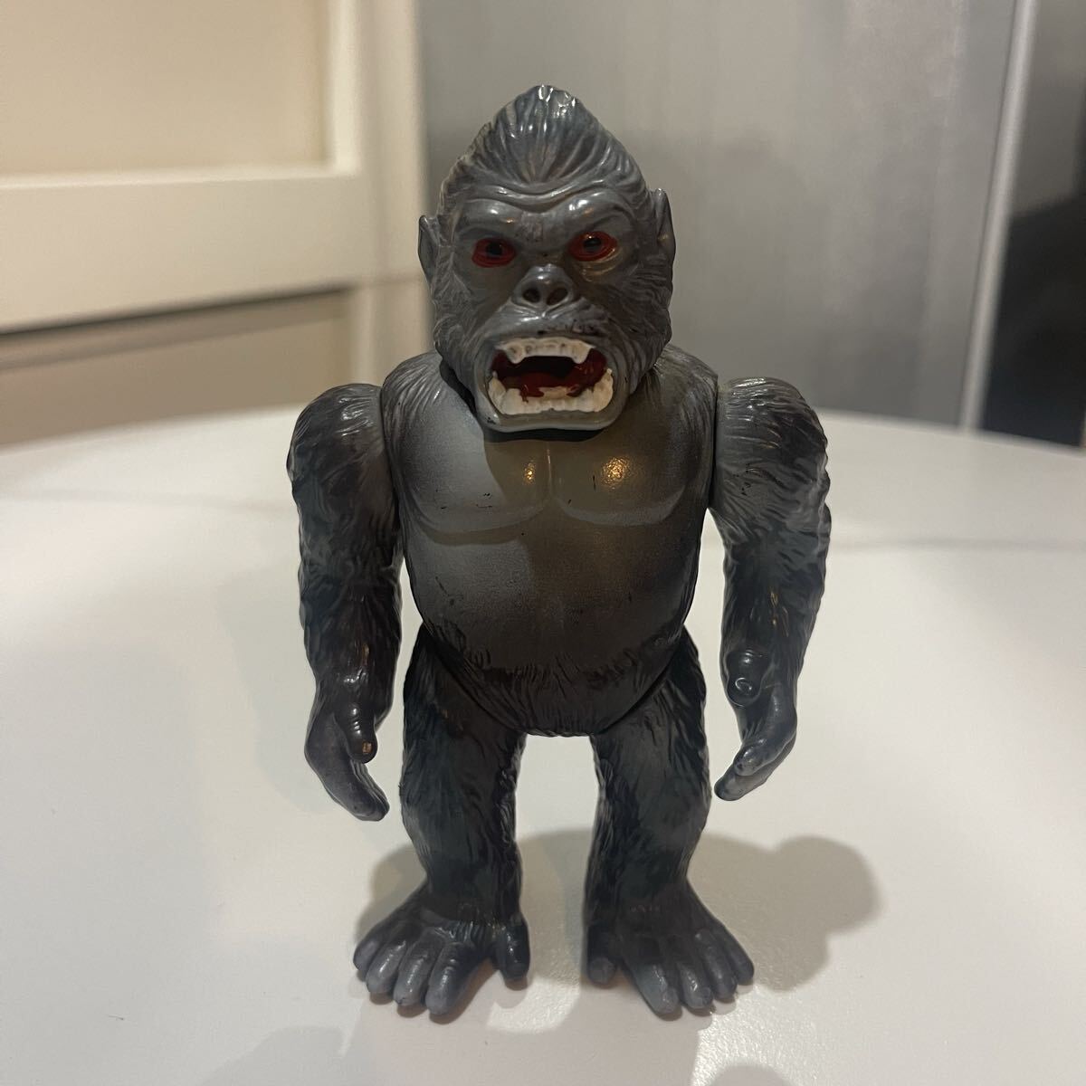 中古】HS キングゴリラ獣 ソフビ ゴリラ獣 双頭巨人 ◎UH271の落札情報