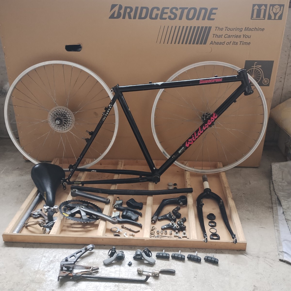 オールドMTB ブリヂストン MUDROCK 21段変則 '80sカラー BRIDGESTONE