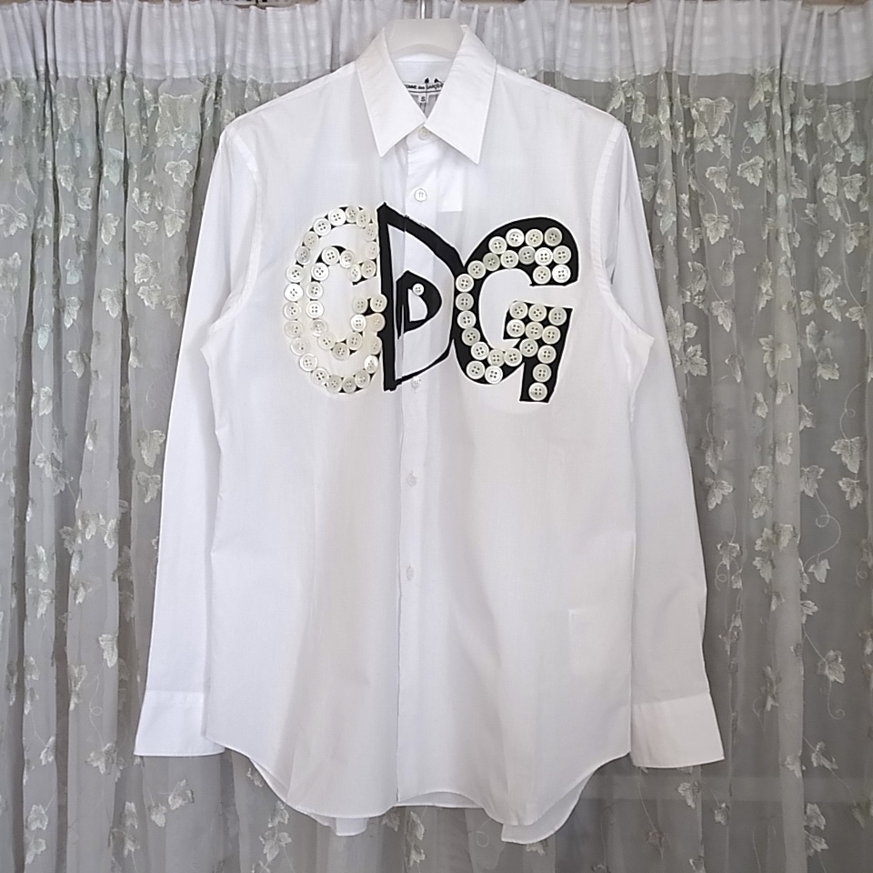 希少】COMME des GARCONS SHIRT ランダムボタンシャツ
