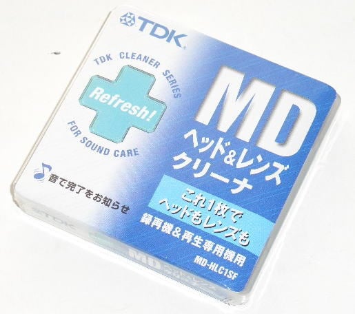 未開封 TDK MD ヘッド&レンズクリーナー 虚し MD-HLC1SF
