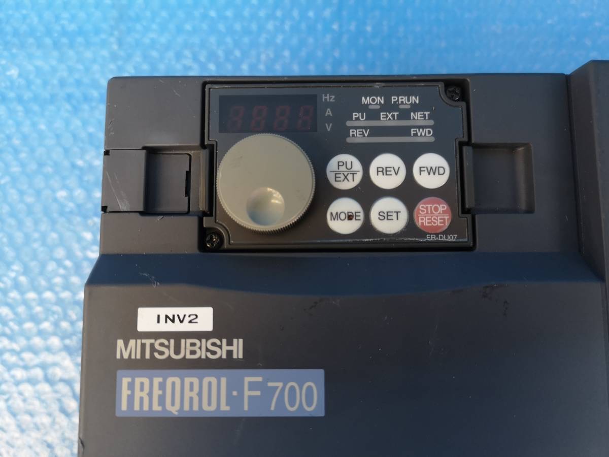 CK1768] 中古 三菱 MITSUBISHI インバータ FREQROL-F700 FR-F740-18.5K 