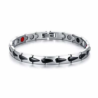 新品 Rockyu ジュエリー ブランド 人気 磁気ブレスレット ペア メンズ レディース ステンレス 抗疲労 睡眠改善 肩こり軽減 の落札情報詳細 ヤフオク落札価格情報 オークフリー スマートフォン版