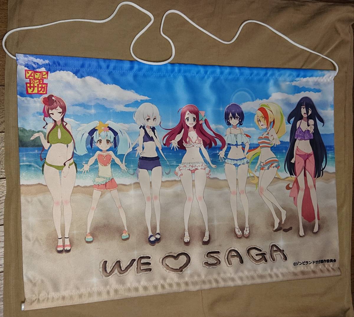 ゾンビランドサガ webくじ 限定 水着 タペストリー 紺野純子 水野愛 ゾンビランドサガ リベンジ 描き下ろし 等身大タペストリー ドレスver