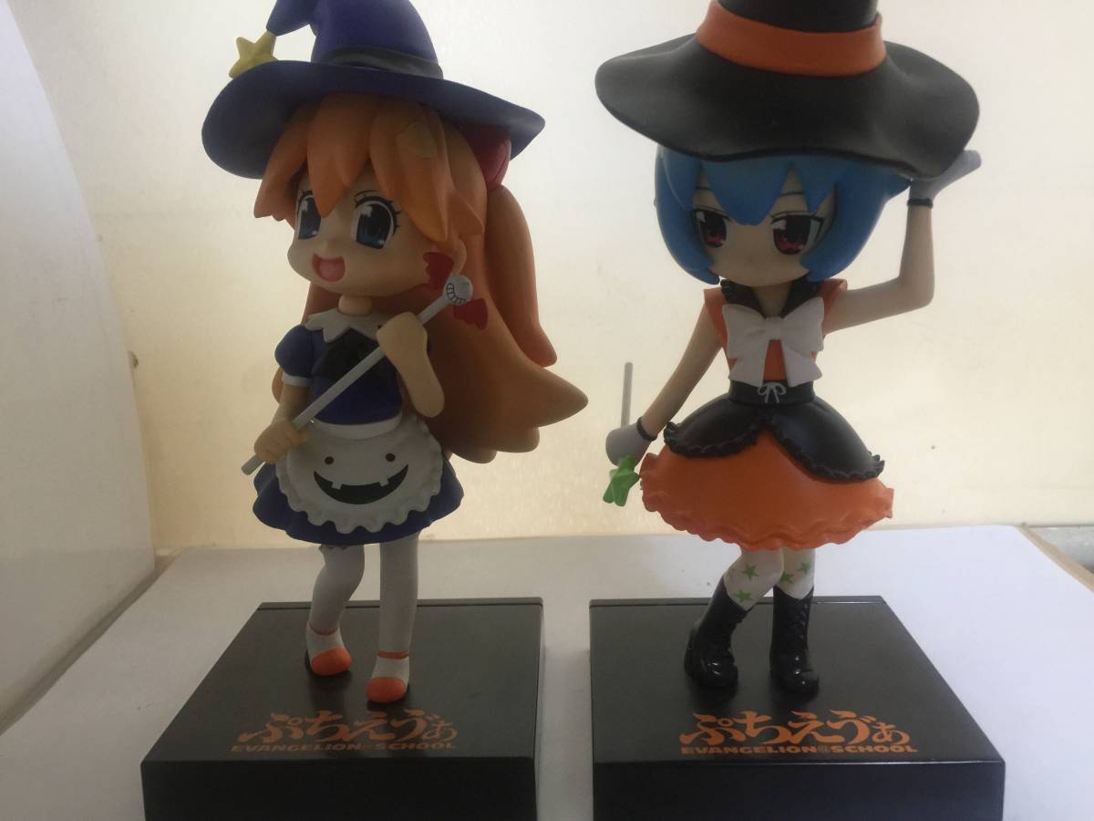 エヴァンゲリオン アスカ レイ ハロウィン・魔女 フィギュア