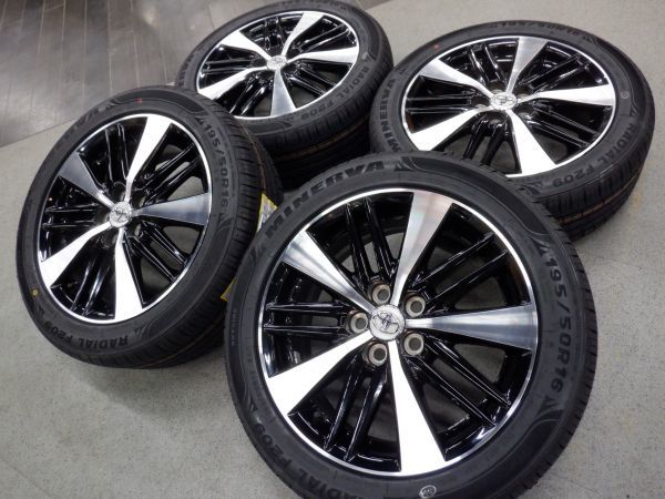 シエンタ　170系　純正オプション16インチ アルミホイール タイヤ トヨタ純正 シエンタ170系オプション 16インチタイヤアルミホイール×4