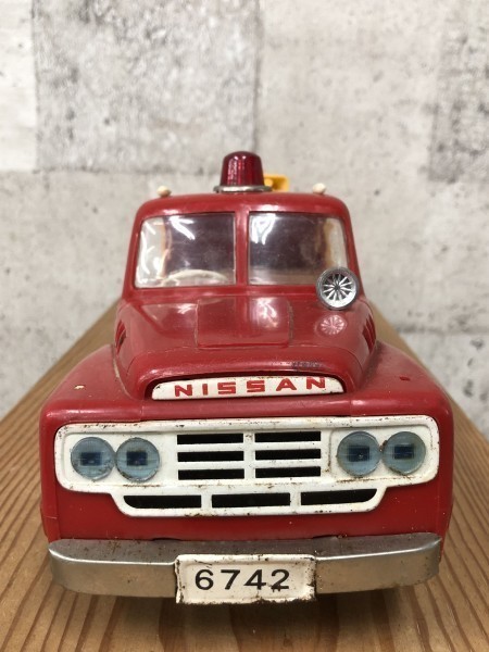 希少 当時物 野村トーイ 消防ポンプ車 1960年代後半 全長約32cm 日産