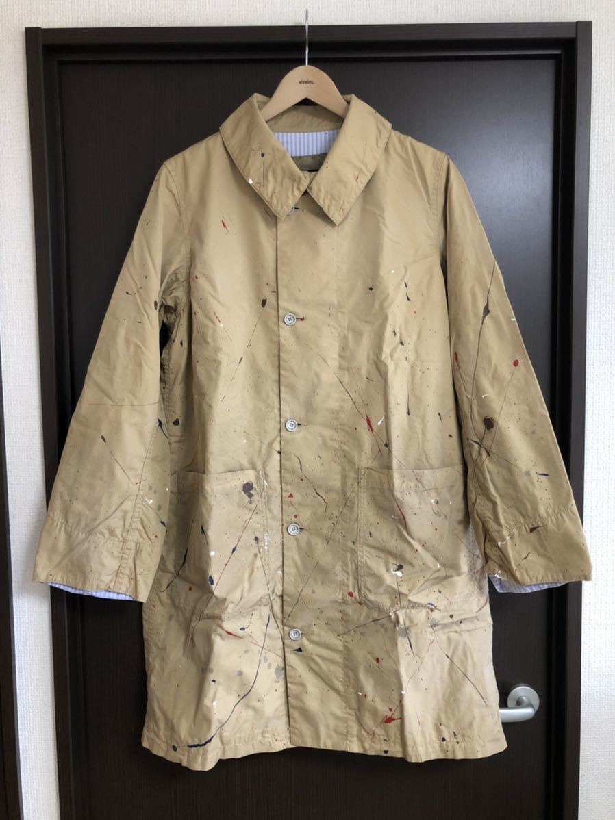 新品】visvim ICT 3 GREASE MONKEY COAT DRY DENIM UNEVEN OLIVE  