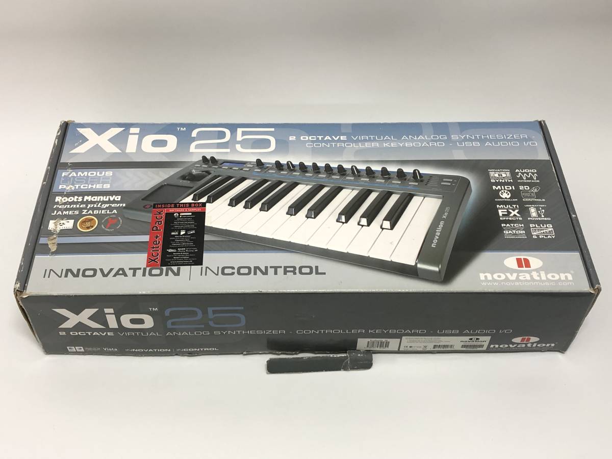 Novation  xio25 シンセサイザー ジャンク Novation xio25 シンセサイザー ジャンク