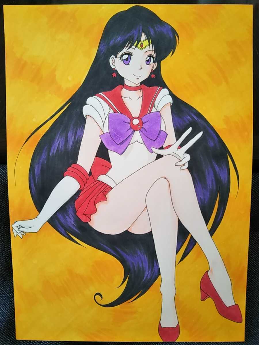 同人手描きイラスト 美少女戦士セーラームーン セーラーマーズ ａ４ コピック の落札情報詳細 ヤフオク落札価格情報 オークフリー スマートフォン版