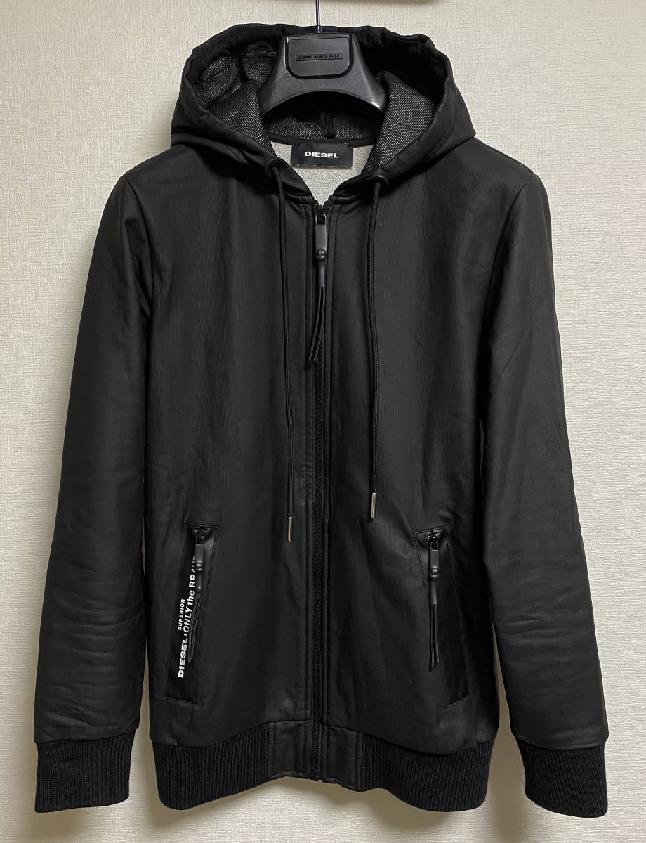 DIESEL コーティングジャケット S ディーゼル DIESEL S-FILM JACKET コーティング スウェット ジップ