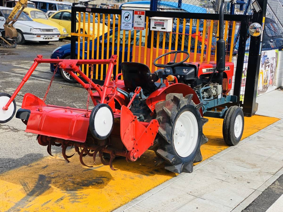 ヤンマー トラクター YM1300 535時間 ディーゼル 13馬力 ロータリ付き