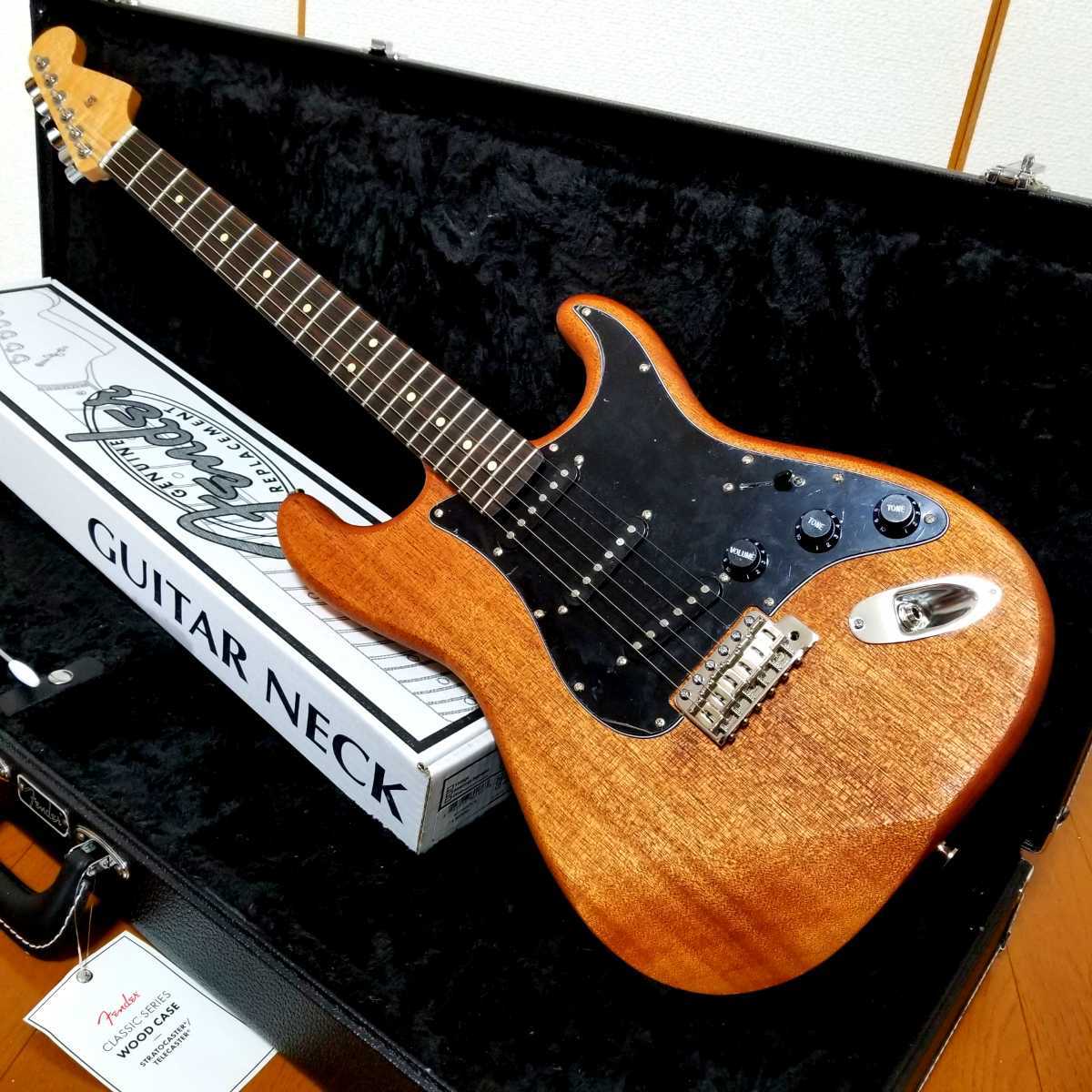 Warmoth ギターネック ストラトキャスター用 ブロックインレイ 