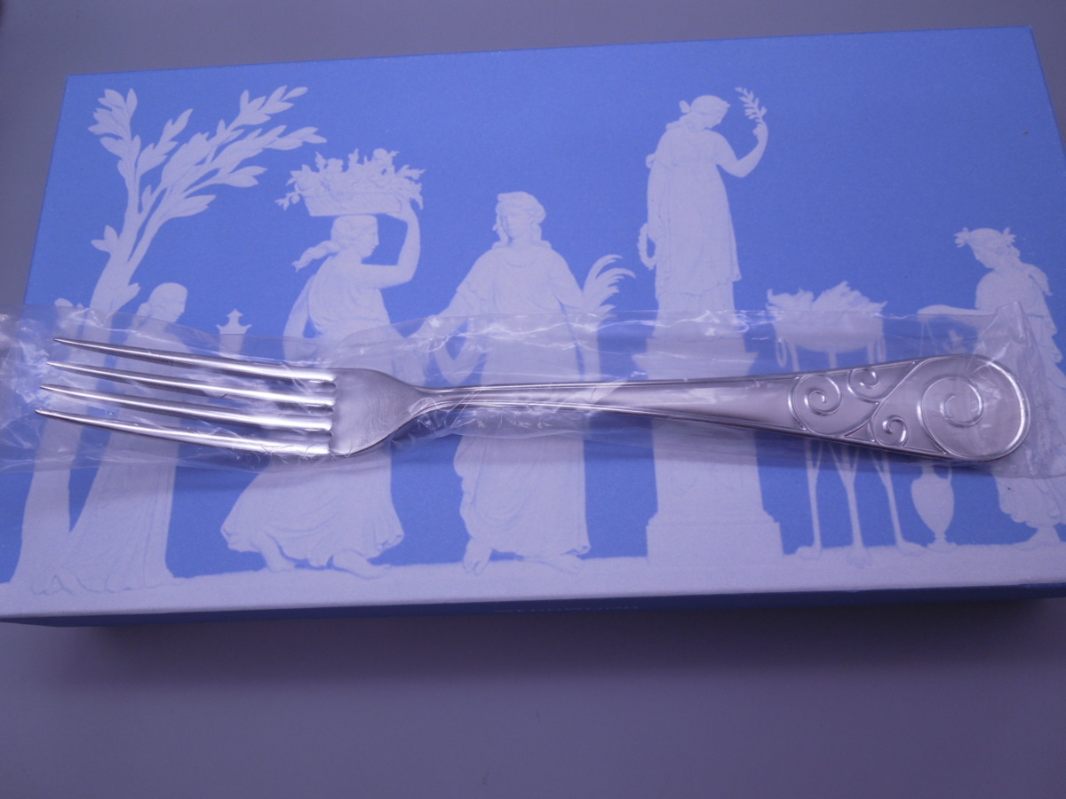  ウエッジウッド スワルタイニー　スプーン&フォーク5本セット ウエッジウッド フォークセット5本 ウェッジウッド スワル タイニー