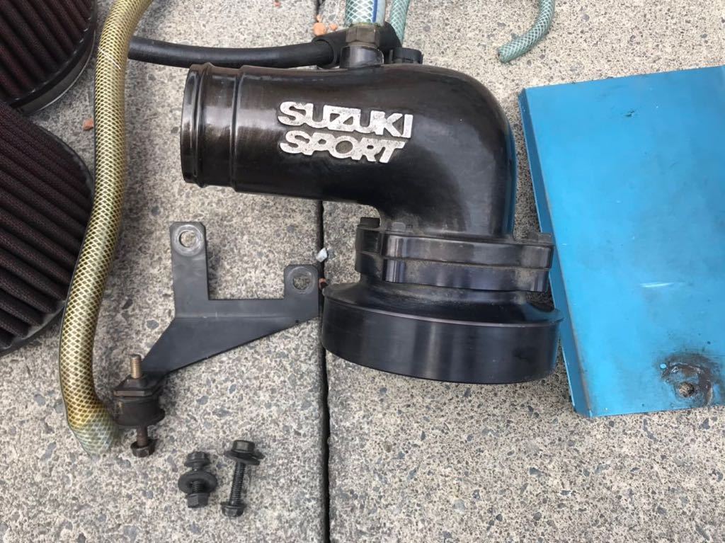 中古 SUZUKI SPORT スズキスポーツ エアファンネルクリーナー COMPE-PX K6Aターボ SUZUKI SPORT ⁄ IRD エアファンネルクリーナーCOMPE のパーツレビュー