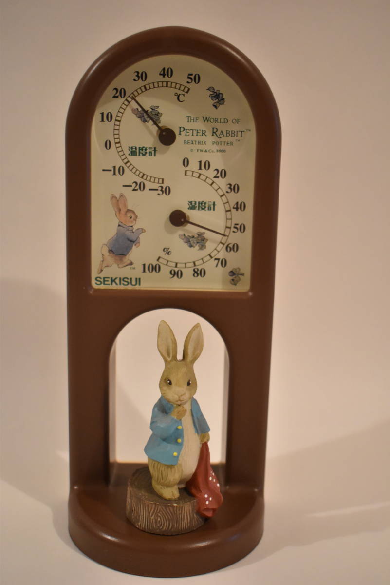 Sekisui ピーターラビット 温湿度計 高さcm マスコット 人形 キャラクター うさぎ 温度計 湿度計 Used の落札情報詳細 ヤフオク落札価格情報 オークフリー スマートフォン版