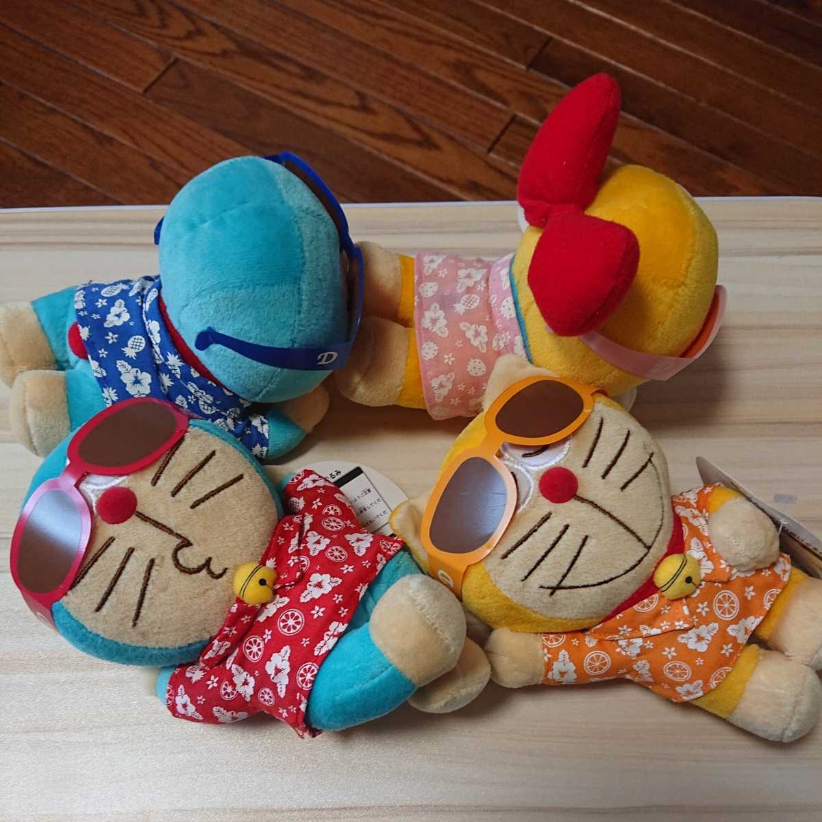 新品 ドラえもん アロハ ぬいぐるみ 全4種セット タグ付き プライズ 非売品 レア 人形 新品 ドラミ 黄色いドラえもん 元祖ドラえもん 耳つき の落札情報詳細 ヤフオク落札価格情報 オークフリー スマートフォン版