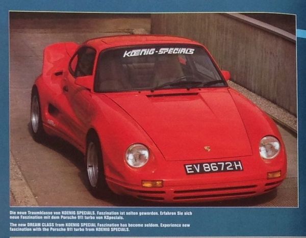 ☆[76722h・旧車 ケーニッヒ ポルシェ911 カタログ] KOENIG PORSCHE