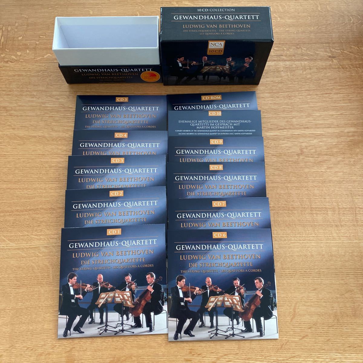廃盤】gewandhaus quartett /ベートーヴェン【10CD】 Complete String