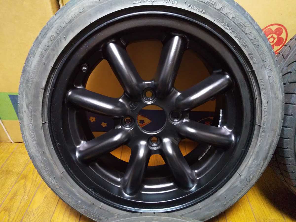 21年製4本セット165/55R14 ダサく MARQUIS ミラ、アルト、ライフ