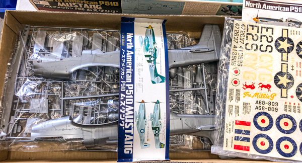 バンダイ　プラモデル　ノースアメリカン　ムスタング　P510　1/24 バンダイ プラモデル ノースアメリカン ムスタング P510 1/24