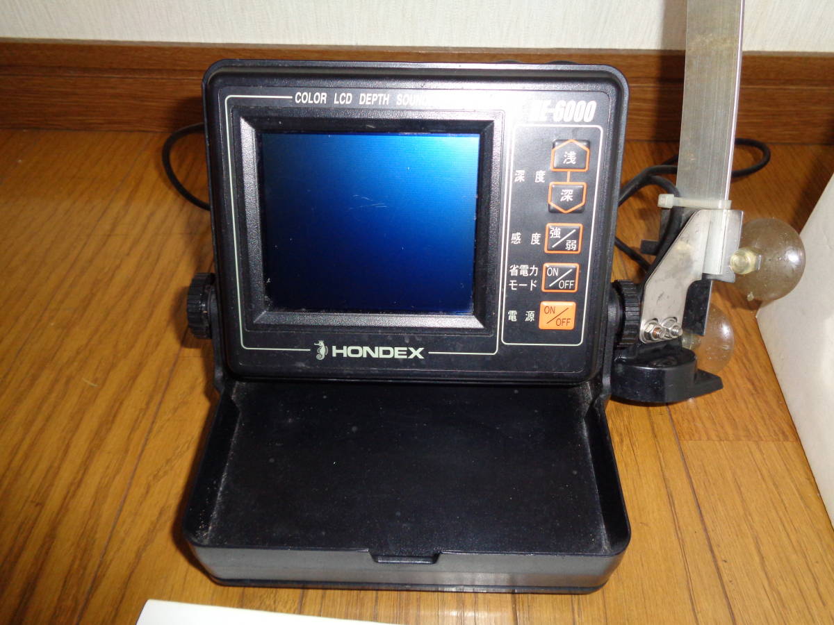 HONDEX HE-6000 ホンデックス 本多電子 魚群探知機 ワカサギ ブラック HONDEX HE-6000 ホンデックス 本多電子 魚群探知機 ワカサギ ブラック