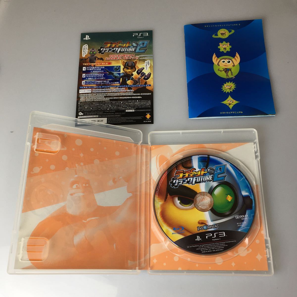 Ps3ソフト ラチェット クランク フューチャー2 Ratchet Clank Future 2 日本国内仕様 ソニー 説明書付き の落札情報詳細 ヤフオク落札価格情報 オークフリー スマートフォン版