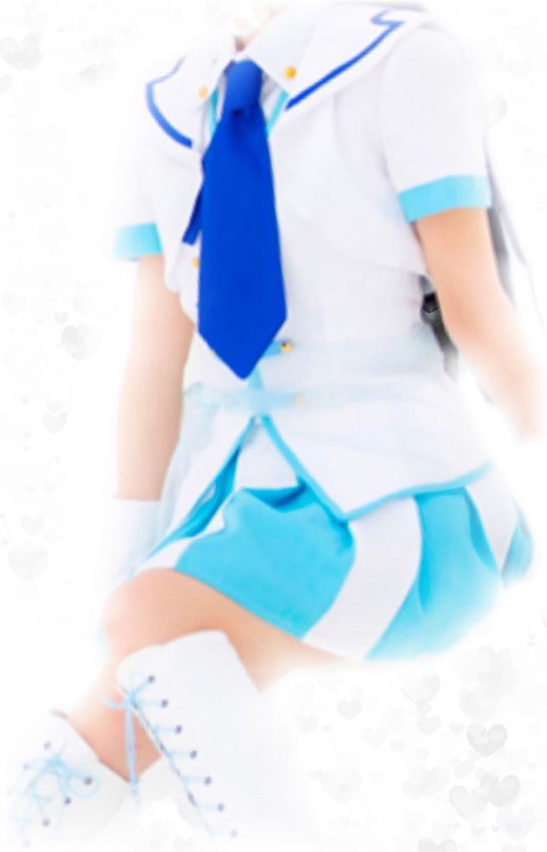 園田海未 WonderfulRush コスプレ衣装 靴つき コスプレ衣装 ラブ