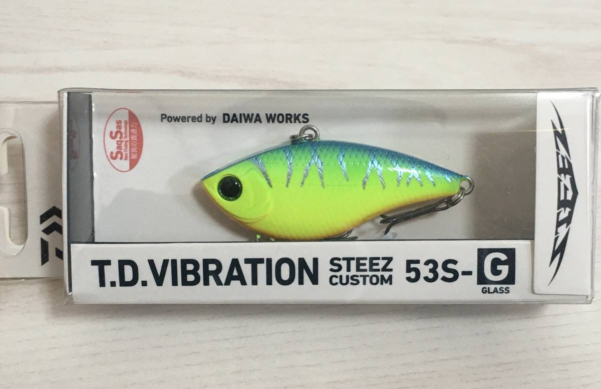 新品 Tdバイブレーション スティーズ カスタム 53s G ブルーバックタイガー 10 5g T D Vibration Steez Custom 新品 送料1円 L2 の落札情報詳細 ヤフオク落札価格情報 オークフリー スマートフォン版