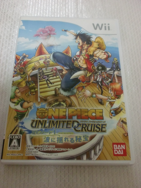 Wii ソフト ワンピース アンリミテッドクルーズ エピソード1 波に揺れる秘宝 動作確認済 の落札情報詳細 ヤフオク落札価格情報 オークフリー スマートフォン版