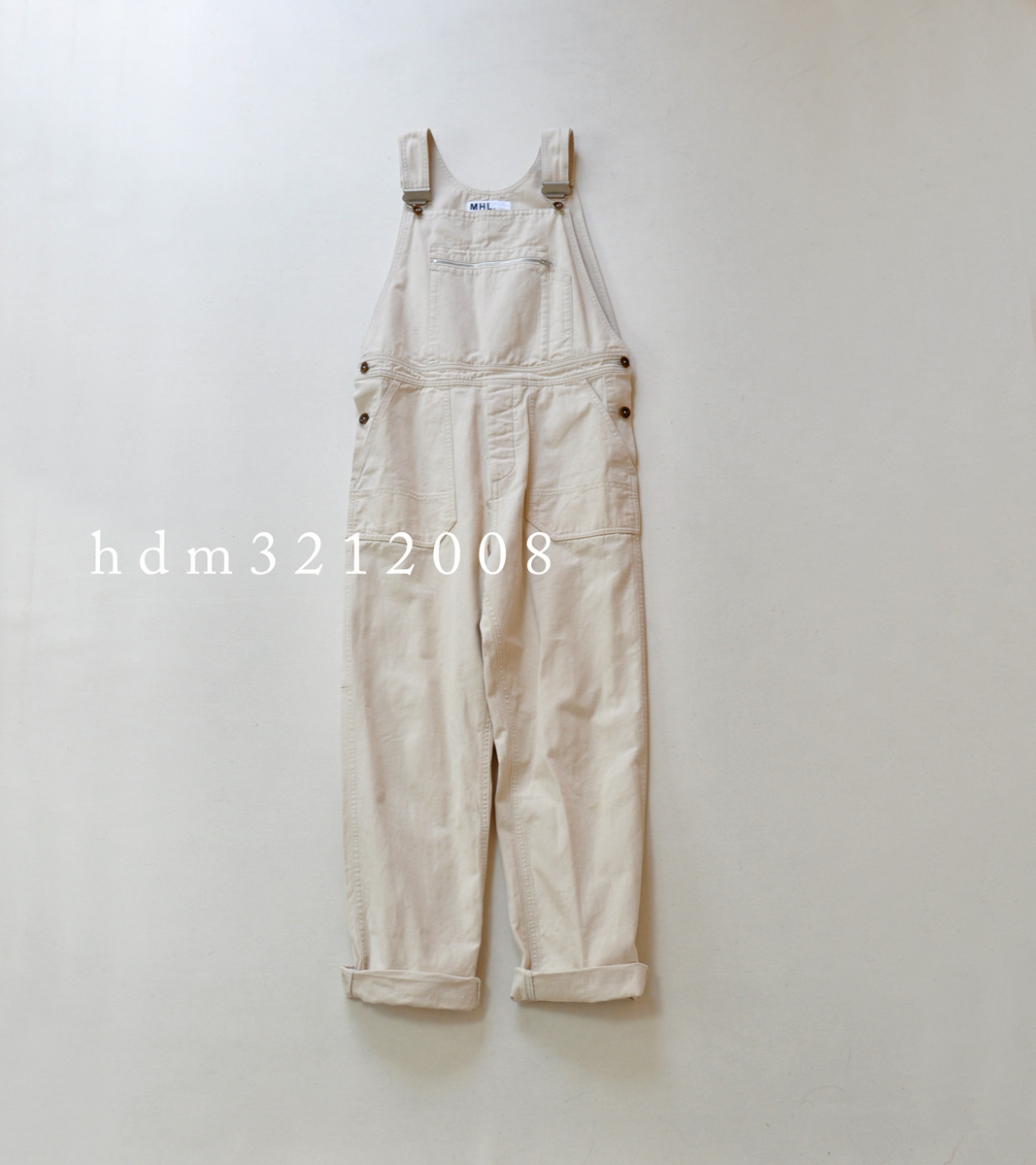 MHL マーガレットハウエル WORKER TWILL サロペット オーバーオールの