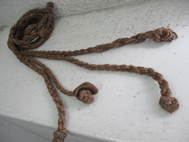 ナンバーナイン 02AW NOWHERE MAN ジョージ期 編み込みベルト 2002AW