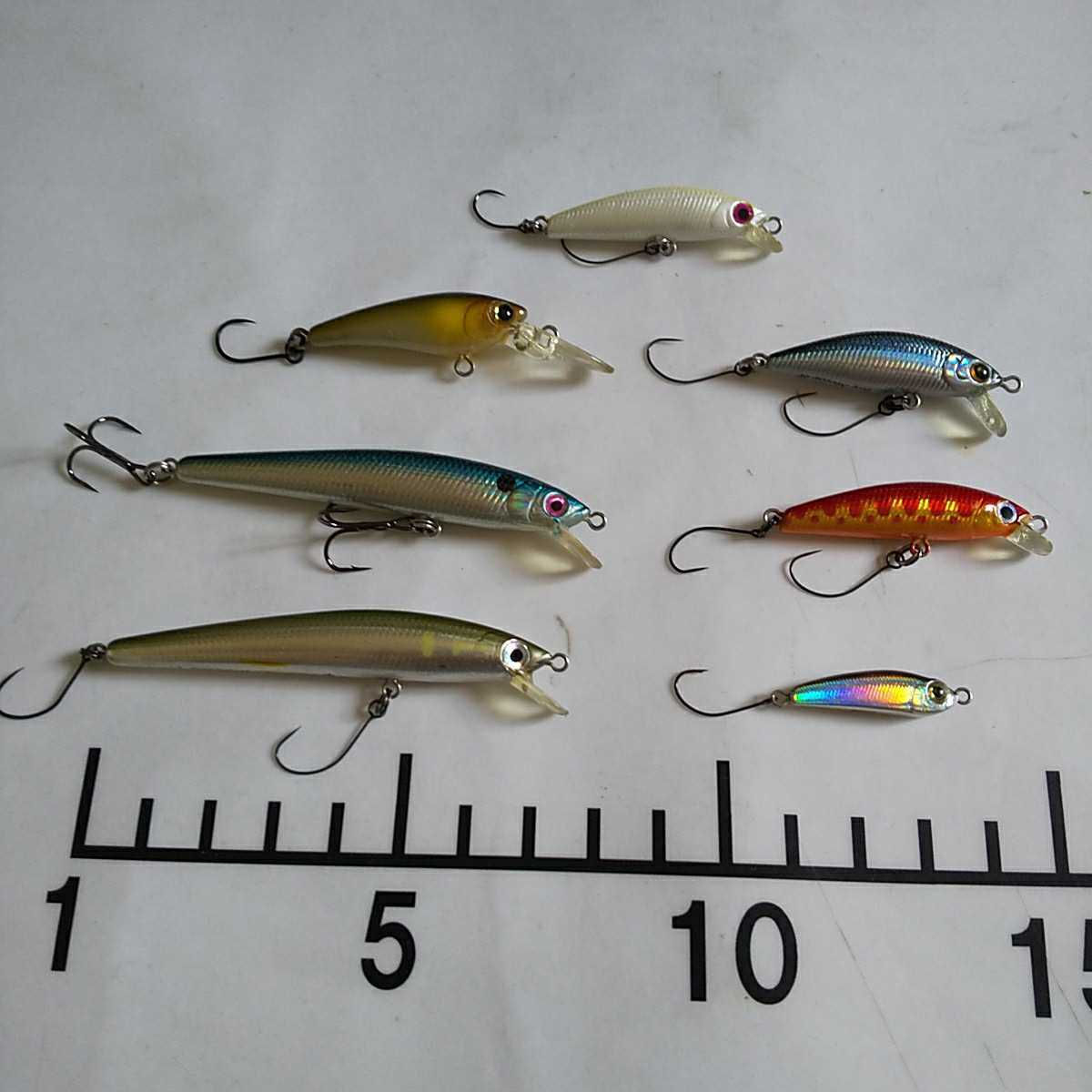 T25 美品 渓流ミノー ７個セット シルバークリーク シャッド ベビーミノー ルイスクリーク Ics トラウト シングルフック の落札情報詳細 ヤフオク落札価格情報 オークフリー スマートフォン版